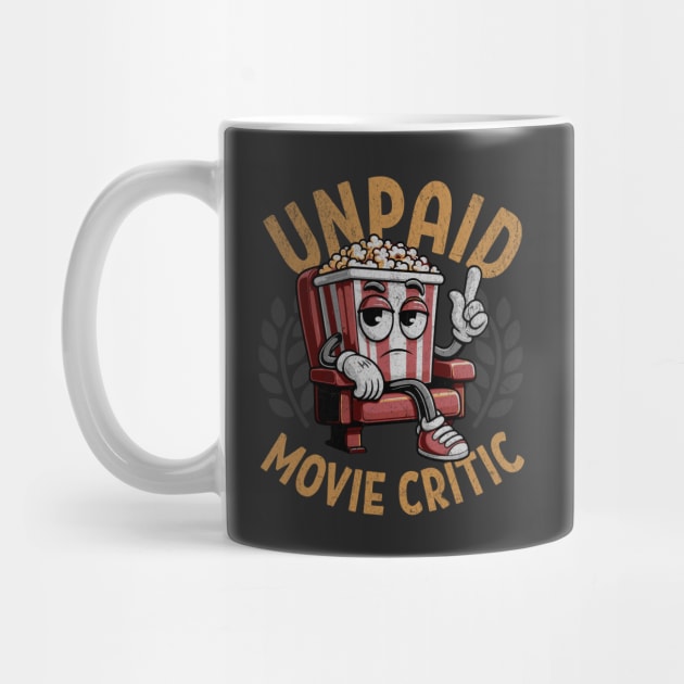 Unpaid Movie Critic - Vintage Cinema, Film, and Motion Picture Lover by Lunatic Bear